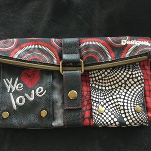 Desigual Clutch or Crossbody - Love